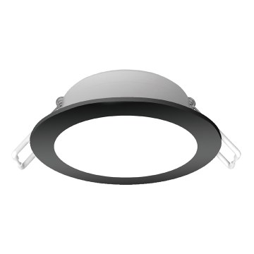 Aigostar - Lámpara empotrable de baño LED LED/4,8W/230V 6500K negro IP65