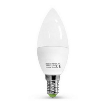 Bombilla LED ECOLINE C37 E14/7W/230V 3000K - Brilagi