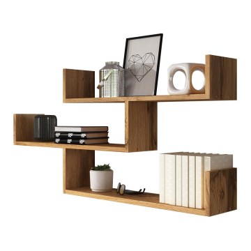 Estantería de pared TRIO 55x119 cm roble wotan