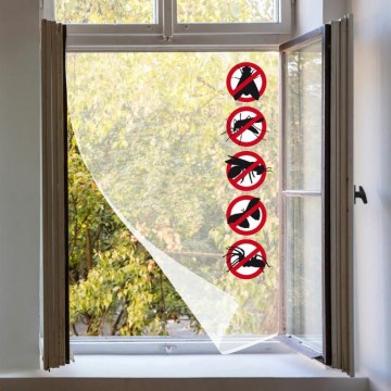 Extol - Mosquitera para ventanas contra insectos 150x180 cm