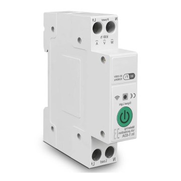 Immax NEO 07574L - Interruptor inteligente monofásico 1-63A Wi-Fi Tuya
