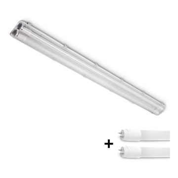 Lámpara fluorescente técnica LED T8 2xG13/18W/230V 4000K IP65