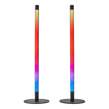 SET 2x LED RGBIC Lámpara de mesa con dimmer SmartLife LED/36W/230V 55 cm 2700-6500K Wi-Fi Tuya + control remoto
