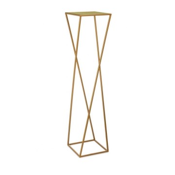 Soporte para flores 100x24 cm dorado